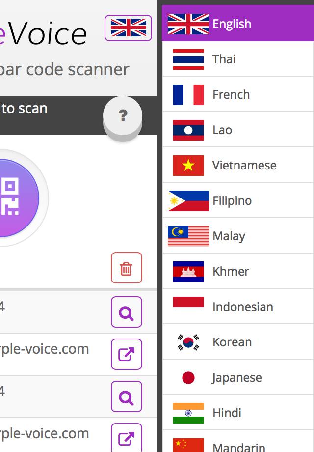 localized app in 20 languages